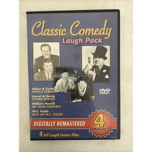 Classic Comedy: Feature Laughs (DVD, 2003) Excellent Condition